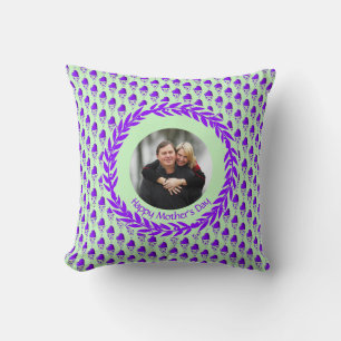 Mother's Day ADD PHOTO Throw Pillow