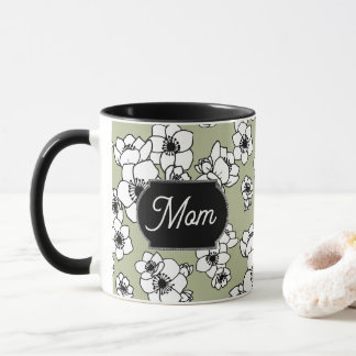 Mother's Day Anemone Floral  Mug