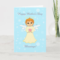 Mother's Day Angel Blessings Card