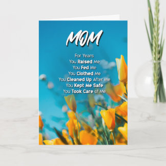 Mother's Day Appreciation Card