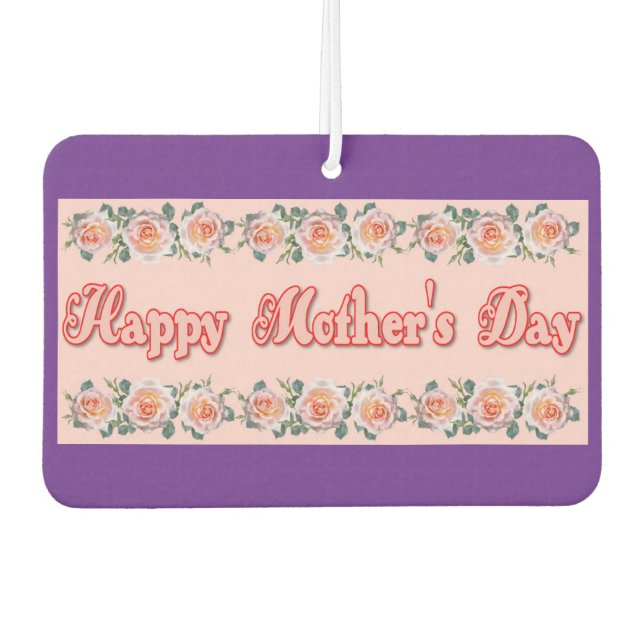 Mother's Day Auto Air Freshener (Front)