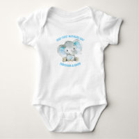 Mothers Day Baby Boy Blue Elephant Jungle