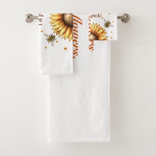 Mother's Day Bathroom Towel Set (Insitu)