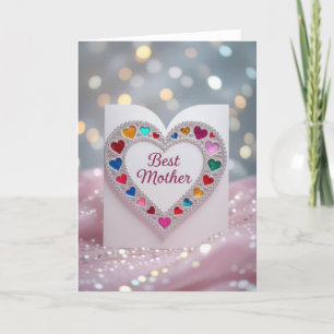 Mother's day,Best Mom, Best mother, Happy Mother's Holiday Card