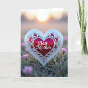 Mother's day,Best Mom, Best mother, Happy Mother's Holiday Card