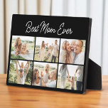 Mother's Day Best Mom Ever Custom 6 Photo Collage Plaque<br><div class="desc">Celebrate Mothers Day with a custom 6 photo collage plaque featuring the heartfelt message Best Mom Ever. This personalized design lets you showcase six of your favourite moments together in a clean and meaningful layout. Perfect for gifting on Mothers Day or any special occasion, this keepsake is a beautiful way...</div>