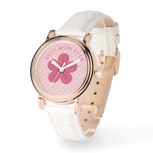Mothers Day,Best Mom Ever, Elegant,Simple,Trendy Watch