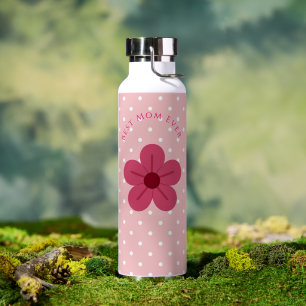 Mothers Day,Best Mom Ever, Elegant,Simple,Trendy Water Bottle