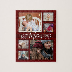 Mother's Day Best Mom Ever Mulit Photo Jigsaw Puzzle
