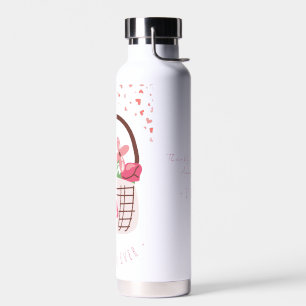 Mother's Day,Best Mom Ever, with Beautiful Flower Water Bottle