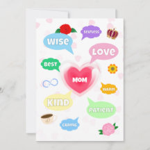 Mothers Day Best Mom Word Clouds Queen Crown Love 