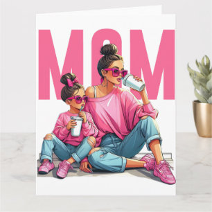 Mother's Day Best Mum3 Super Mom card