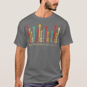 Mothers Day Best Sister Ever Guitar Lover Guitaris T-Shirt