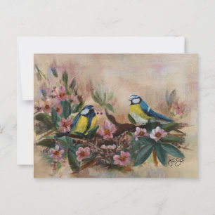 Mothers Day Birds Postcard