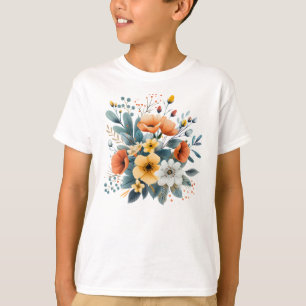 Mother's Day Boho Flowers Clipart-619830 T-Shirt