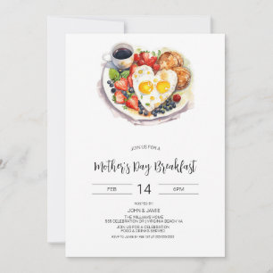 Mother's Day Breakfast Invitation, Brunch Invite