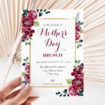 Mother's Day Brunch Invitation<br><div class="desc">Celebrate this Mother's Day with a unique and personalized brunch invitation. Our customized invitation is perfect for creating a beautiful and meaningful event.</div>