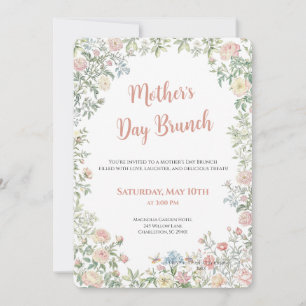 Mother's Day Brunch Invitation Floral