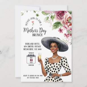 Mother's Day Brunch Invitation - Stylish Lady