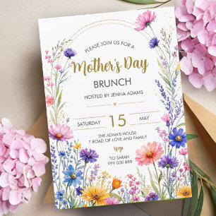 Mother's Day Brunch   Mothers Day Party Invitation