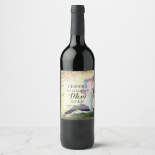 Mother's Day Brunch Photo Wine Label