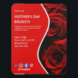 Mother's day brunch poster flyer Door Sign<br><div class="desc">Designed by The Arty Apples</div>