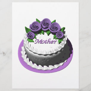 Mothers Day Cake Flyer