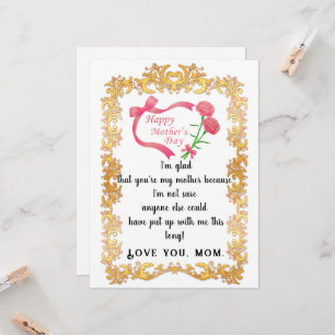 Mother's day card
