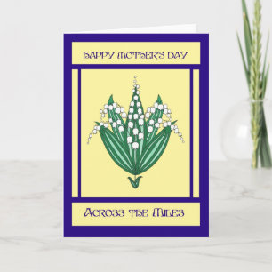Mother's Day Card 'Across the Miles' - Lilies