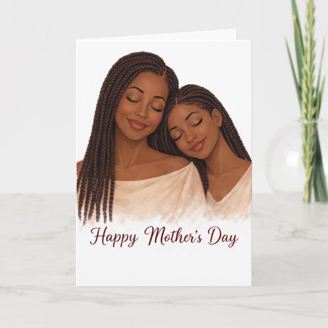 Mother's Day Card for Black <om (Front)