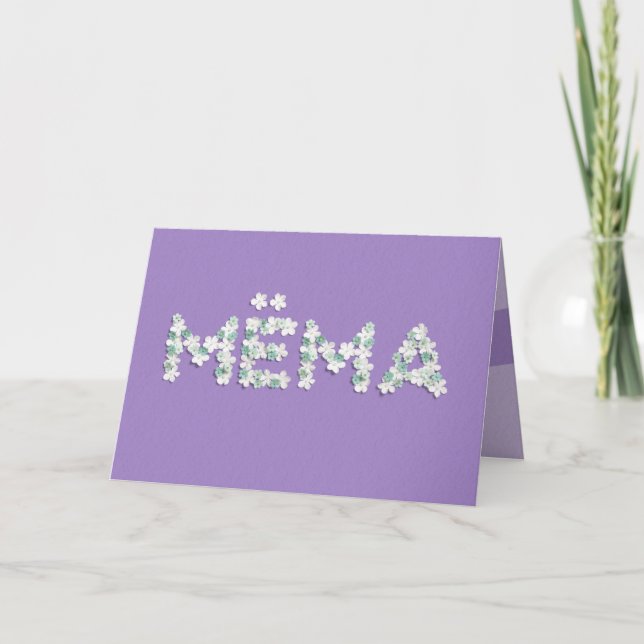 Mother's Day Card for Mëma (Front)