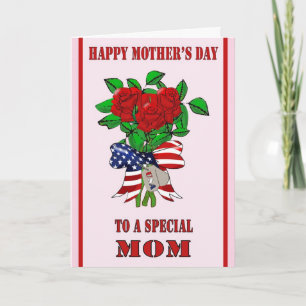 Mother's Day Card for Military Mom