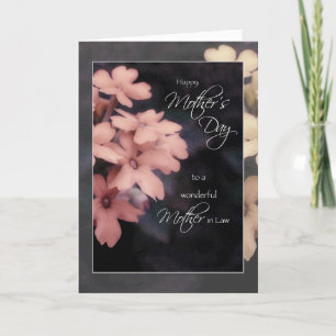 Mother's Day Card for Mother in Law, Garden Phlox