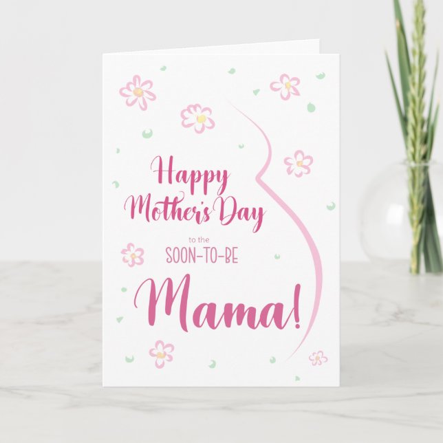 Mother's Day Card for Pregnant Mama (Front)
