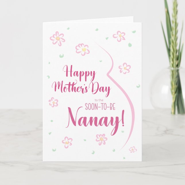Mother's Day Card for Pregnant Nanay (Front)