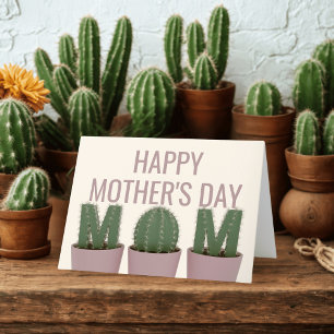 Mother's Day Card for your Cactus Loving Mom