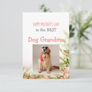 Mothers Day Card from Dog to Dog Grandma 