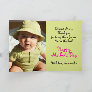 Mother's Day Card - Funny Cartoon 1 + your text