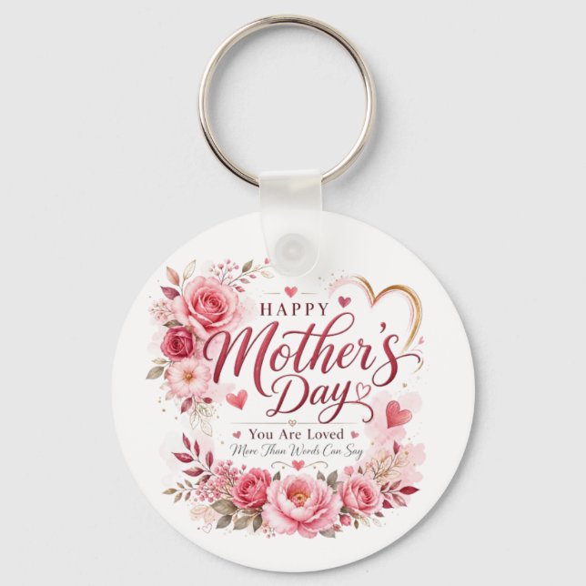 Mothers Day Card Keychain (Front)