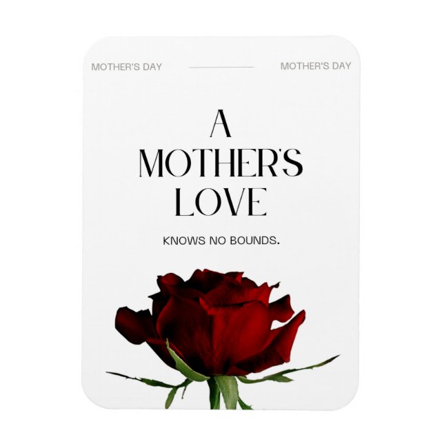 Mothers day card magnet (Vertical)