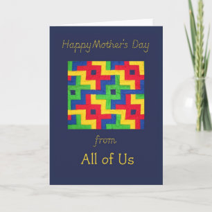 Mother's Day Card - Patchwork Quilt