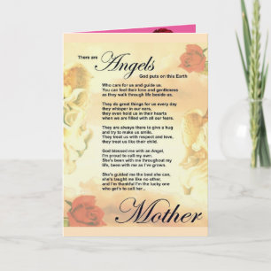 Mothers Day Card Standard white envelopes included
