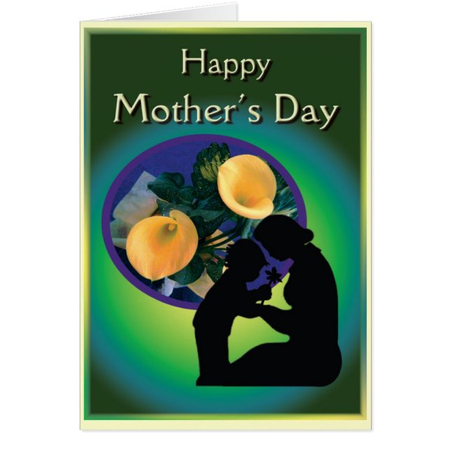 Mother's Day card with Mother & Child (Front)