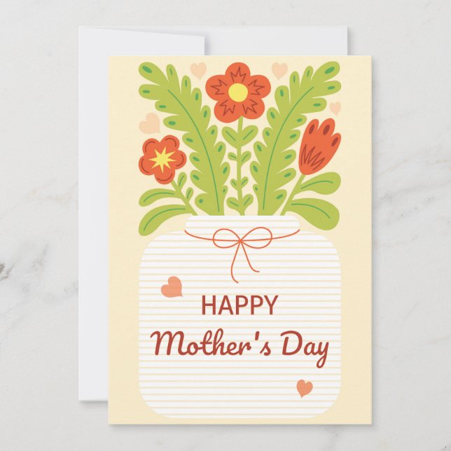 Mother's Day Card with Space for Your Personal Mes (Front)