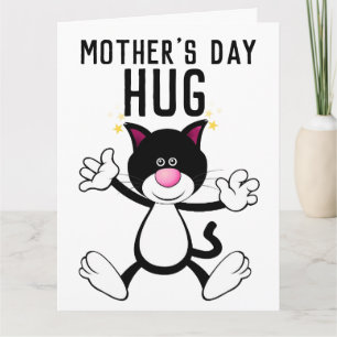 MOTHER'S DAY CAT HUG OVERSIZED CARD