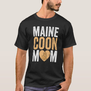 Mother's Day Cat Mama Cat  Fur Parent Maine Coon M T-Shirt