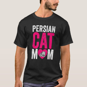 Mother's Day Cat Mama Cat  Fur Parent Persian Cat  T-Shirt