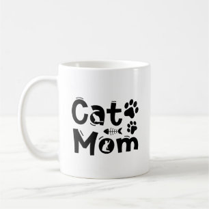 Mother's Day Cat Mom Coffee Mug