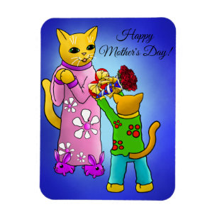 Mother's Day Cats Magnet