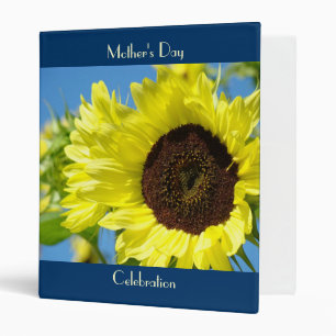 Mother's Day Celebration binder album Sunflowers